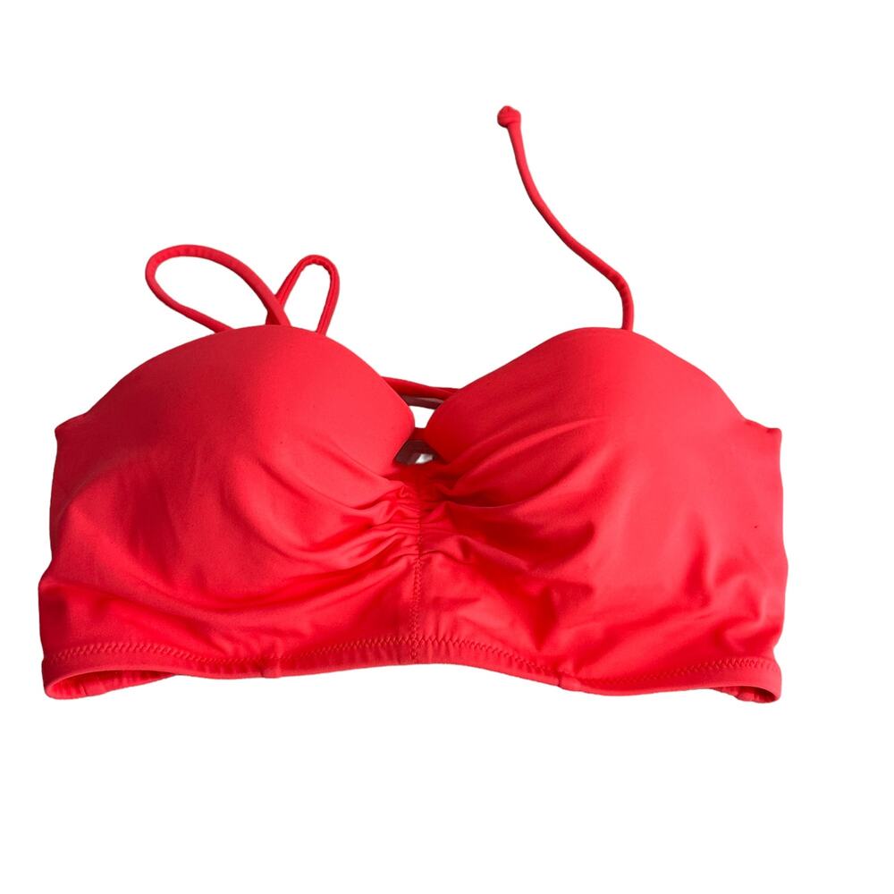 Victoria’s Secret Corset lace up back Bikini swim top size 32D
